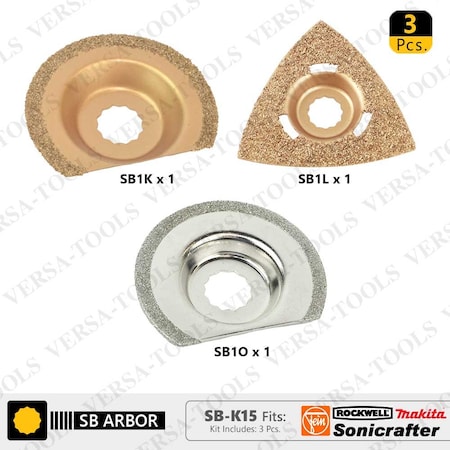 Versa Tool Tile Setters Saw Blade Kit SB1O1L1K